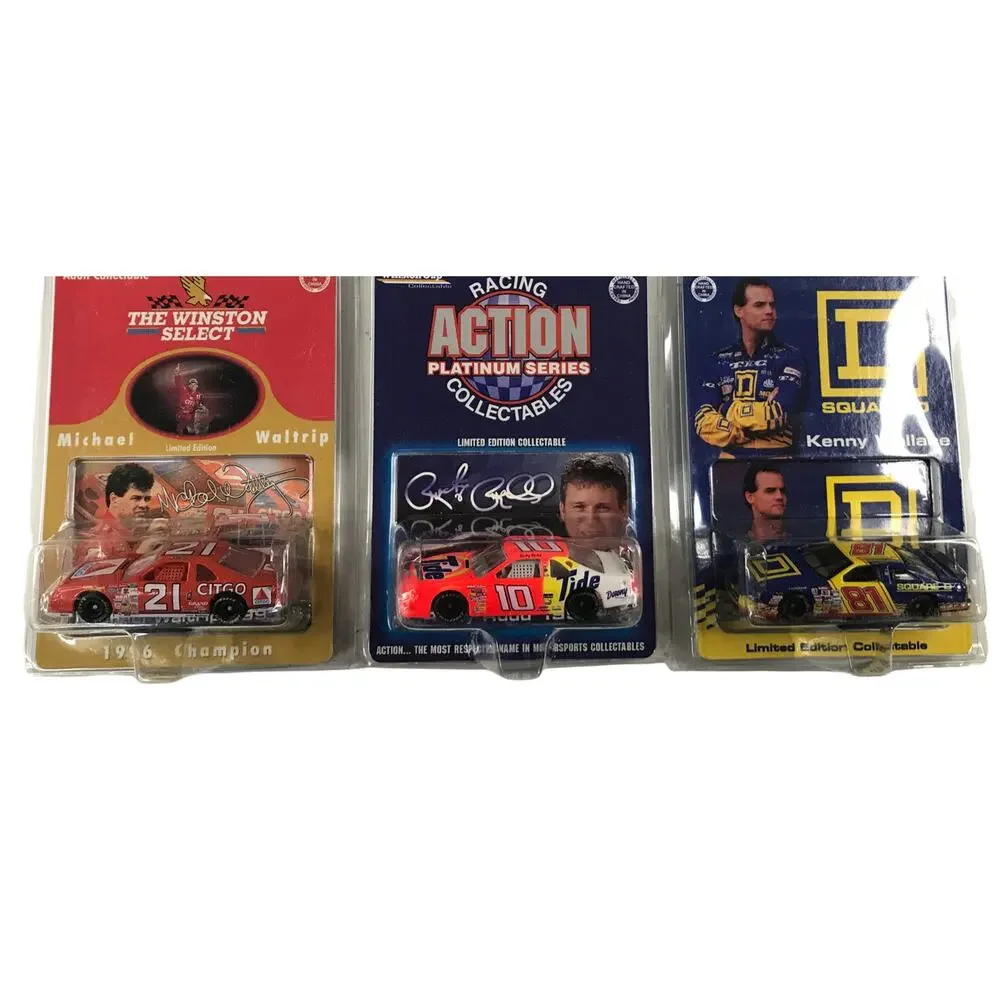Lot of 9 Limited Edition Action Platinum Series Racing Collectables Cars New